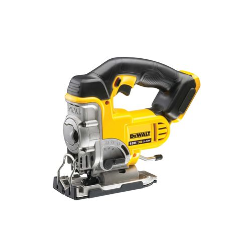 מסור אנכי נטען DEWALT DCS331N 18V XR - גוף בלבד עם נעל מוטה, פעולת מטוטלת ותפס להב T ללא מפתח
