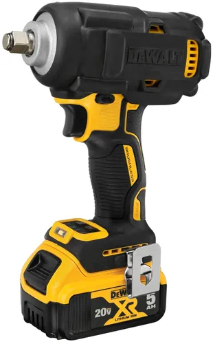 מפתח בוקסות נטען DEWALT DCF891P2 18V XR Mid Torque - ערכה עם שתי סוללות 5 אמפר, מטען ומזוודת נשיאה