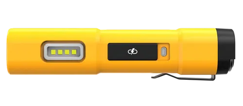 פנס נטען DEWALT DCL183 USB-C בגוף מתכת - פנס עם אלומה ראשית 1,000 לומן, תאורה צידית, מגנט ווו תלייה
