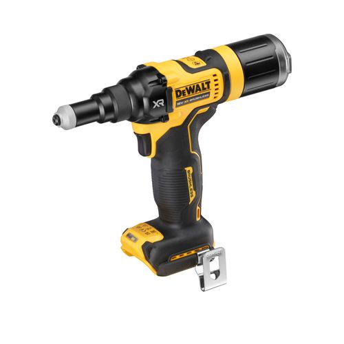 מכשיר ניטים נטען DEWALT DCF403NT 18V XR - גוף בלבד לניטים עד 4.8 מ