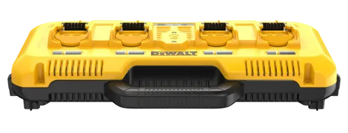 מטען מהיר DEWALT DCB104 בארבע יציאות - מטען קוואטרו לסוללות 12V, 18V XR ו-54V FlexVolt בטעינה סימולטנית