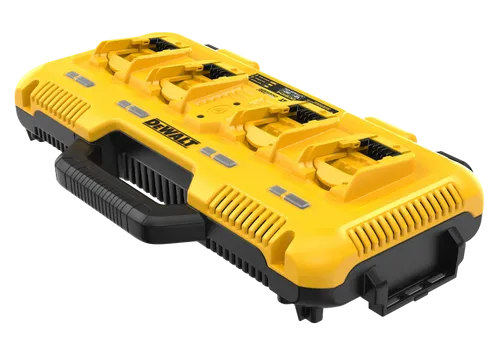 מטען מהיר DEWALT DCB104 בארבע יציאות - מטען קוואטרו לסוללות 12V, 18V XR ו-54V FlexVolt בטעינה סימולטנית
