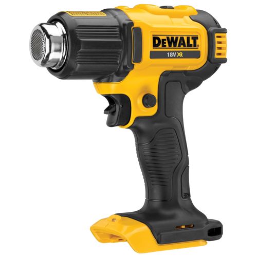 מפזר חום נטען DEWALT DCE530N 18V XR - גוף בלבד עם שתי דרגות חום, תאורת LED ופיות רפלקטור ומשטח