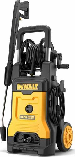 מכונת שטיפה DEWALT DXPW002M-E 150 בר - מכונת לחץ 2,100W עם מסגרת מתקפלת, גלגלי גומי ושלוש דיזות