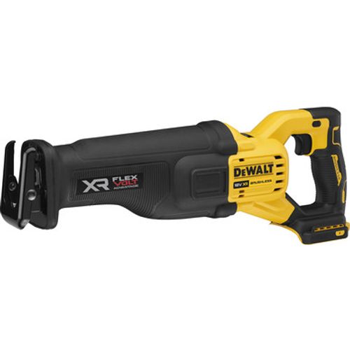 מסור חרב נטען DEWALT DCS386NT 18V XR FlexVolt Advantage - גוף בלבד עם נעל נשענת ומזוודת TSTAK VI