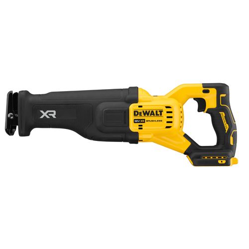 מסור חרב נטען DEWALT DCS386NT 18V XR FlexVolt Advantage - גוף בלבד עם נעל נשענת ומזוודת TSTAK VI