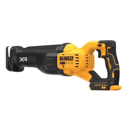 מסור חרב נטען DEWALT DCS386NT 18V XR FlexVolt Advantage - גוף בלבד עם נעל נשענת ומזוודת TSTAK VI