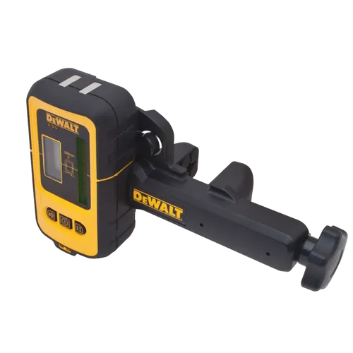 קולט קרן לייזר ירוק DEWALT DE0892G - קולט עם מסך LCD כפול, חיווי קולי, מגנטים ומלחציים למוט מדידה