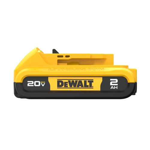 סוללת ליתיום נטענת DEWALT DCB203 20V MAX 2 אמפר - סוללה קומפקטית עם חיווי טעינה בשלוש נורות