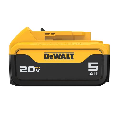 סוללת ליתיום נטענת DEWALT DCB205 20V MAX 5 אמפר - סוללה בקיבולת גבוהה עם חיווי מצב טעינה