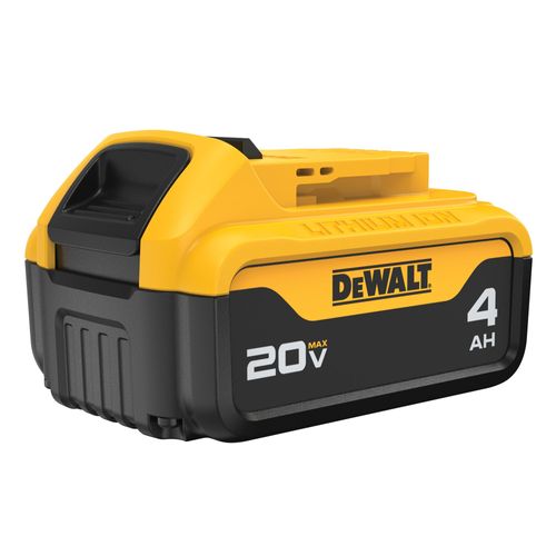 סוללת ליתיום נטענת DEWALT DCB204 20V MAX 4 אמפר - סוללה עם חיווי מצב טעינה לכלי DEWALT