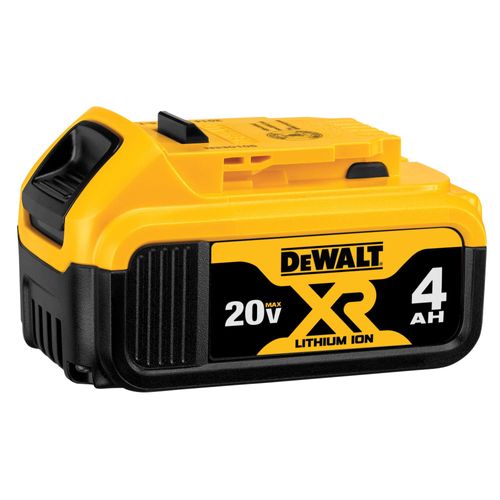 סוללת ליתיום נטענת DEWALT DCB204 20V MAX 4 אמפר - סוללה עם חיווי מצב טעינה לכלי DEWALT