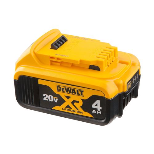 סוללת ליתיום נטענת DEWALT DCB204 20V MAX 4 אמפר - סוללה עם חיווי מצב טעינה לכלי DEWALT