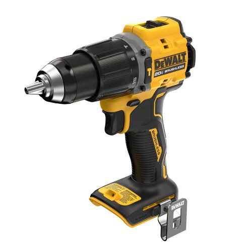 מברגה/מקדחה רוטטת נטענת DEWALT DCD799 20V MAX ATOMIC - גוף בלבד קומפקטי עם תפסנית מתכת 13 מ