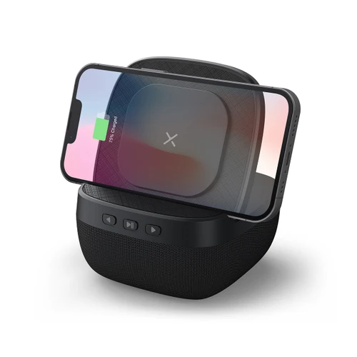 רמקול בלוטוס נייד ומטען אלחוטי | דגם דמטר מבית ATOP