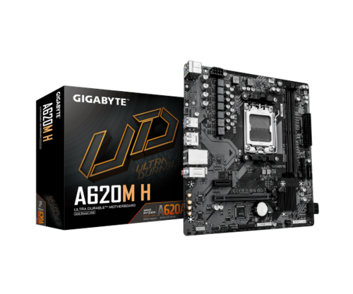 לוח למעבדי | Gigabyte A620M H 2.2 | DDR5 | mATX | DP | HDMI | AM5 AMD