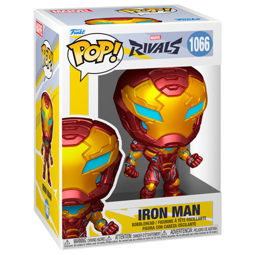 בובת פופ משחקים: מארוול רייבלס - איירון מן - #1066 Funko POP! Games: Marvel Rivals - Iron Man