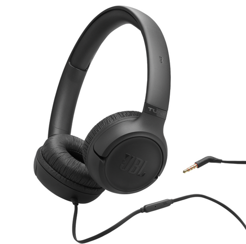 אוזניות חוטיות JBL Tune 530 Wired On-Ear Black
