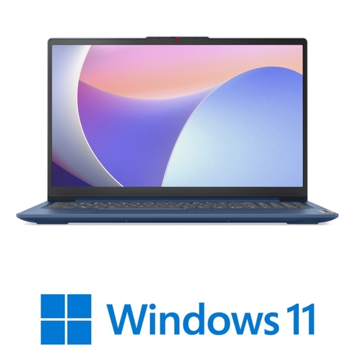 מחשב נייד Lenovo IdeaPad Slim 3 15IRU10 83KD002FIV – Intel Core 3 100U / 8GB RAM / 128GB UFS / Intel UHD Graphics / 15.3
