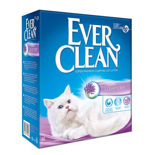 חול לחתול אברקלין Ever Clean Lavender לבנדר 6 ליטר