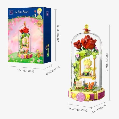 לגו Little Prince – סדרת הנצח – שושנה מתנדנדת ברוח