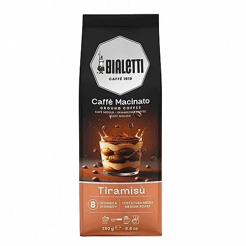 אריזת Bialetti Perfetto Moka Tiramisù קפה טחון למקינטה 250 גרם