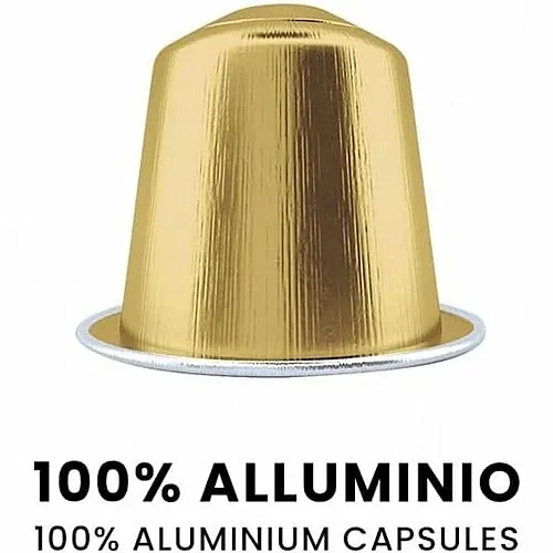 קפסולות קפה Bialetti Raffinato תואמות Nespresso 100 אחוז ערביקה עוצמה 7