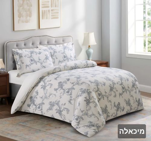 סט מצעים דגם מיכאלה - 100 אחוז כותנה בצפיפות כ200 חוט