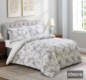 סט מצעים דגם מיכאלה - 100 אחוז כותנה בצפיפות כ200 חוט