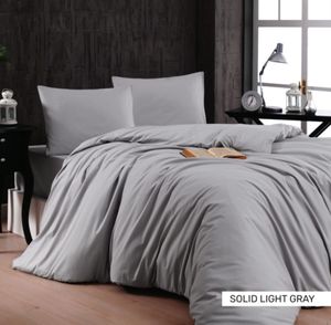 סט מצעים דגם ״solid light gray״ - 100 אחוז כותנה איכותית