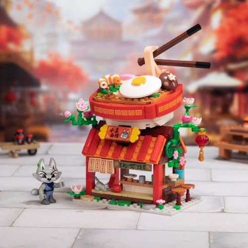 ערכת הרכבה – קונג פו פנדה – Mini Street View – Zhen’s Ramen Stall 