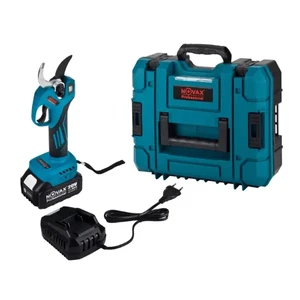מזמרה נטענת 20V Brushless לחיתוך עד 35 מ"מ כולל סוללה 4Ah ומטען דגם 20041 NOVAX