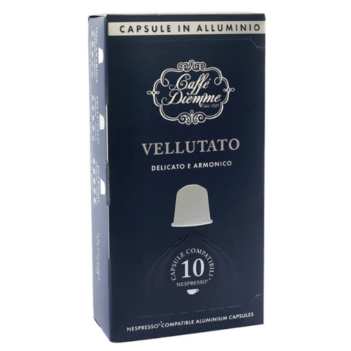 10 קפסולות לנספרסו Diemme Vellutato