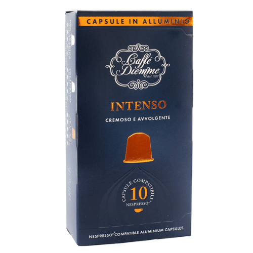 10 קפסולות לנספרסו דיאמה Diemme Intenso  