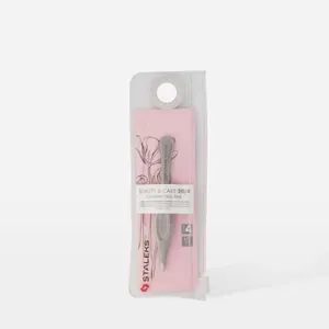 פינצטה לגבות בעלת קצה נטוי וצר מסדרת Beauty & Care דגם 20/4 TBC - סטאלקס פרו Staleks Pro