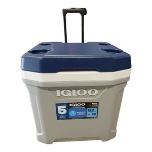 צידנית טרולי | צידנית קשיחה על גלגלים IGLOO MAXCOLD 58L שומרת קור עד 5 ימים. דגם חדיש 2024 תוצרת ארה"ב
