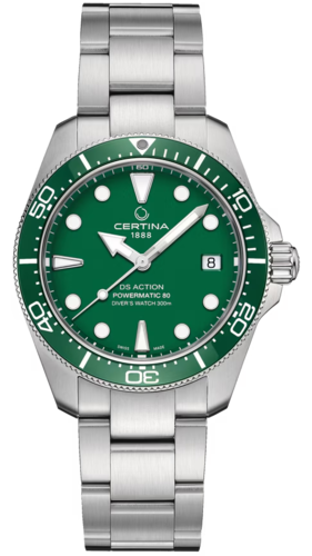 Certina C048.807.11.091.00 Ds Action Diver Powermatic 80 38MM באזל קרמי אוטומטי