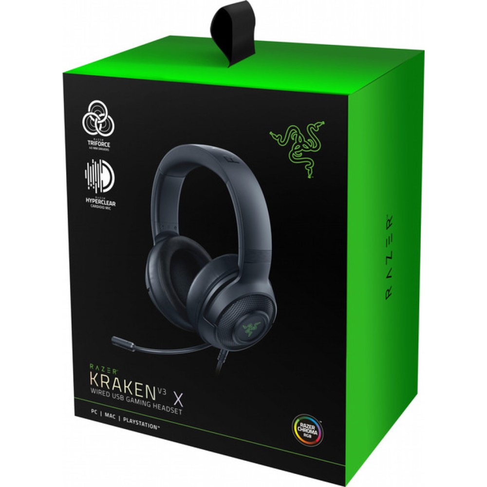 אוזניות גיימינג Razer Kraken V3 X