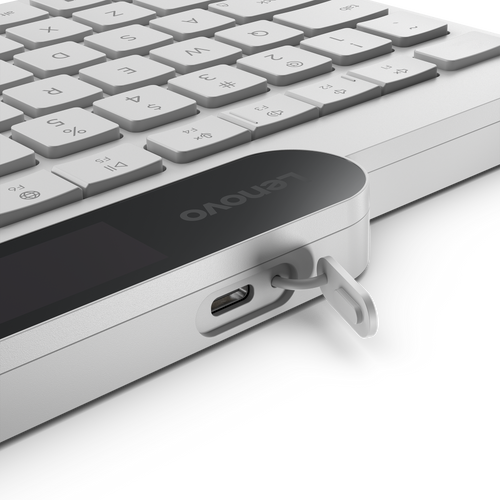 Lenovo 800 Self-Charging Bluetooth Keyboard-Hebrew 212 GY41R69592 לנובו
