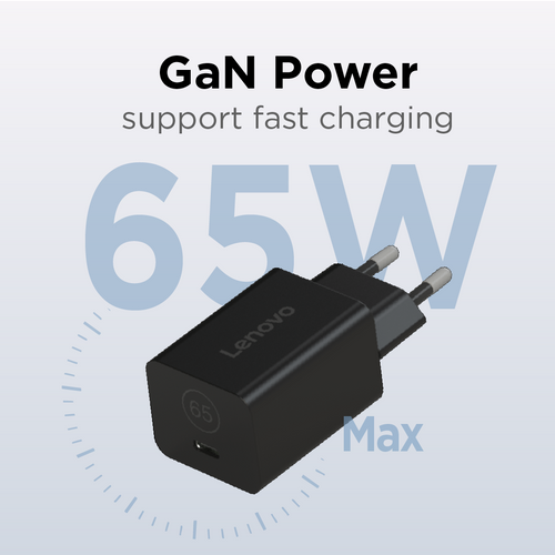 Lenovo GaN Nano 65W Adapter G0A6GN65EU לנובו