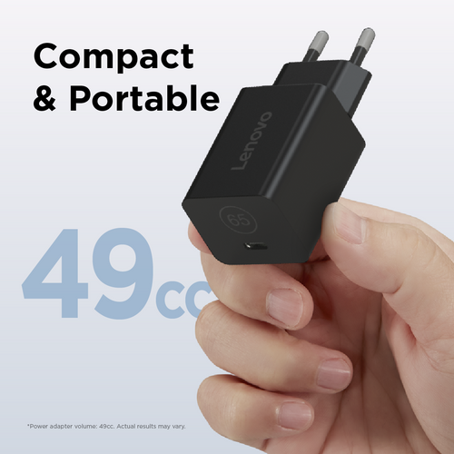 Lenovo GaN Nano 65W Adapter G0A6GN65EU לנובו
