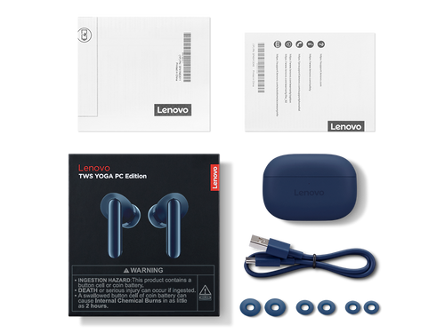 Lenovo TWS YOGA PC Edition - Cosmic Blue GXD1P47518 לנובו
