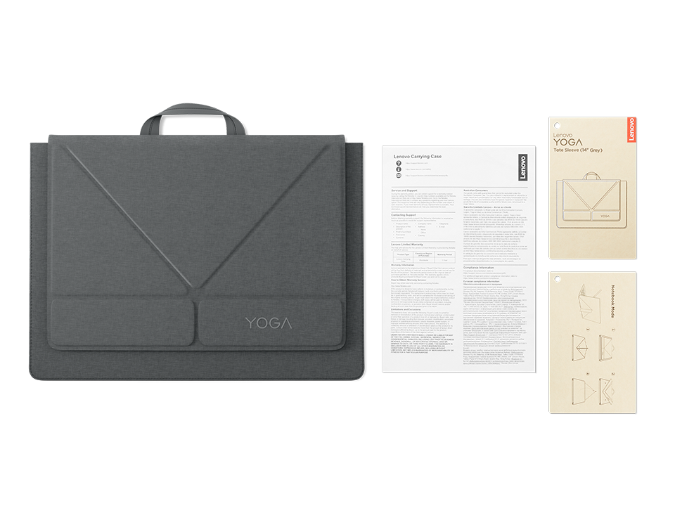 Lenovo Yoga Tote Sleeve (14 Grey) GX41U86727 לנובו