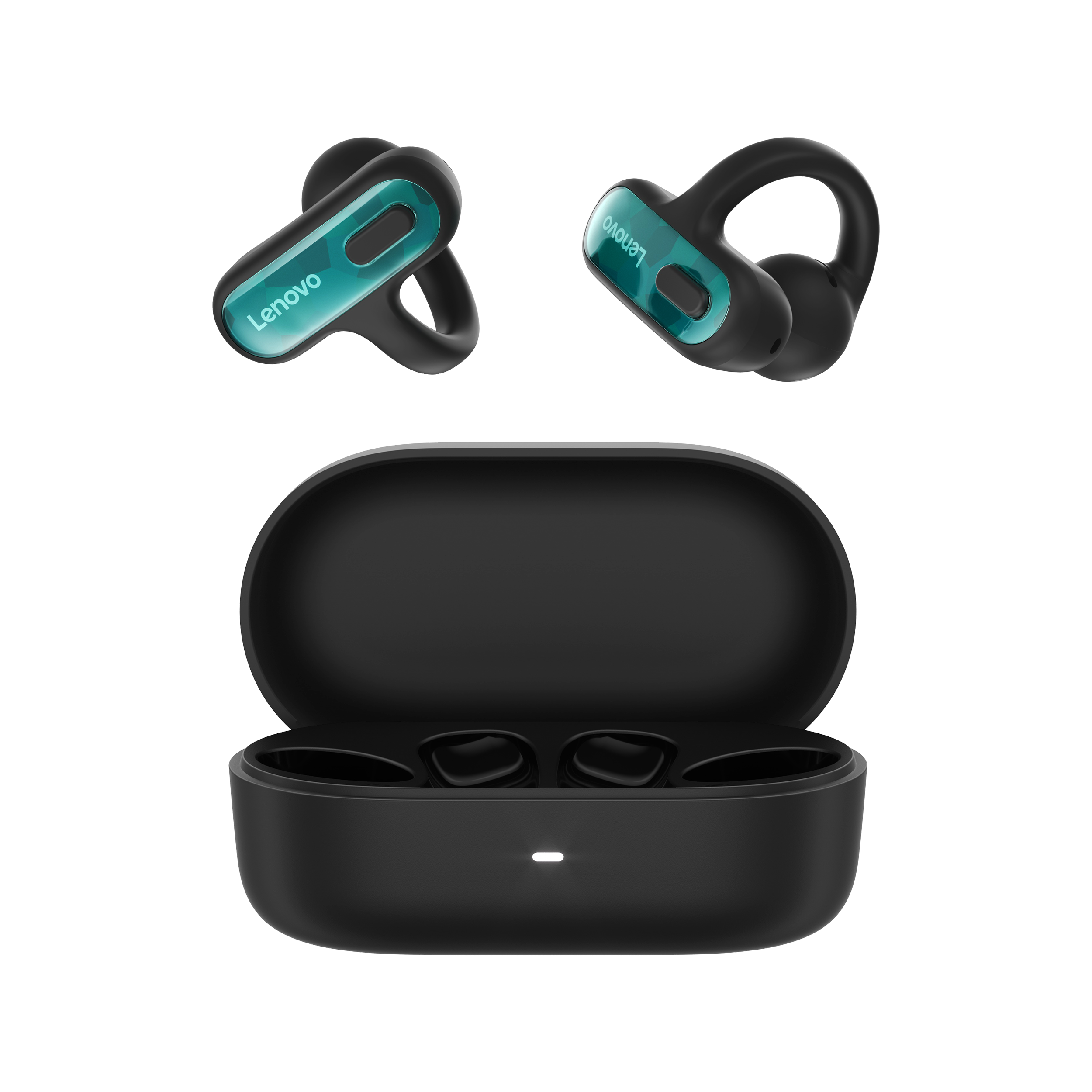 Lenovo Open-Ear Clip-on Earbuds X500 Black GXD1U67590 לנובו