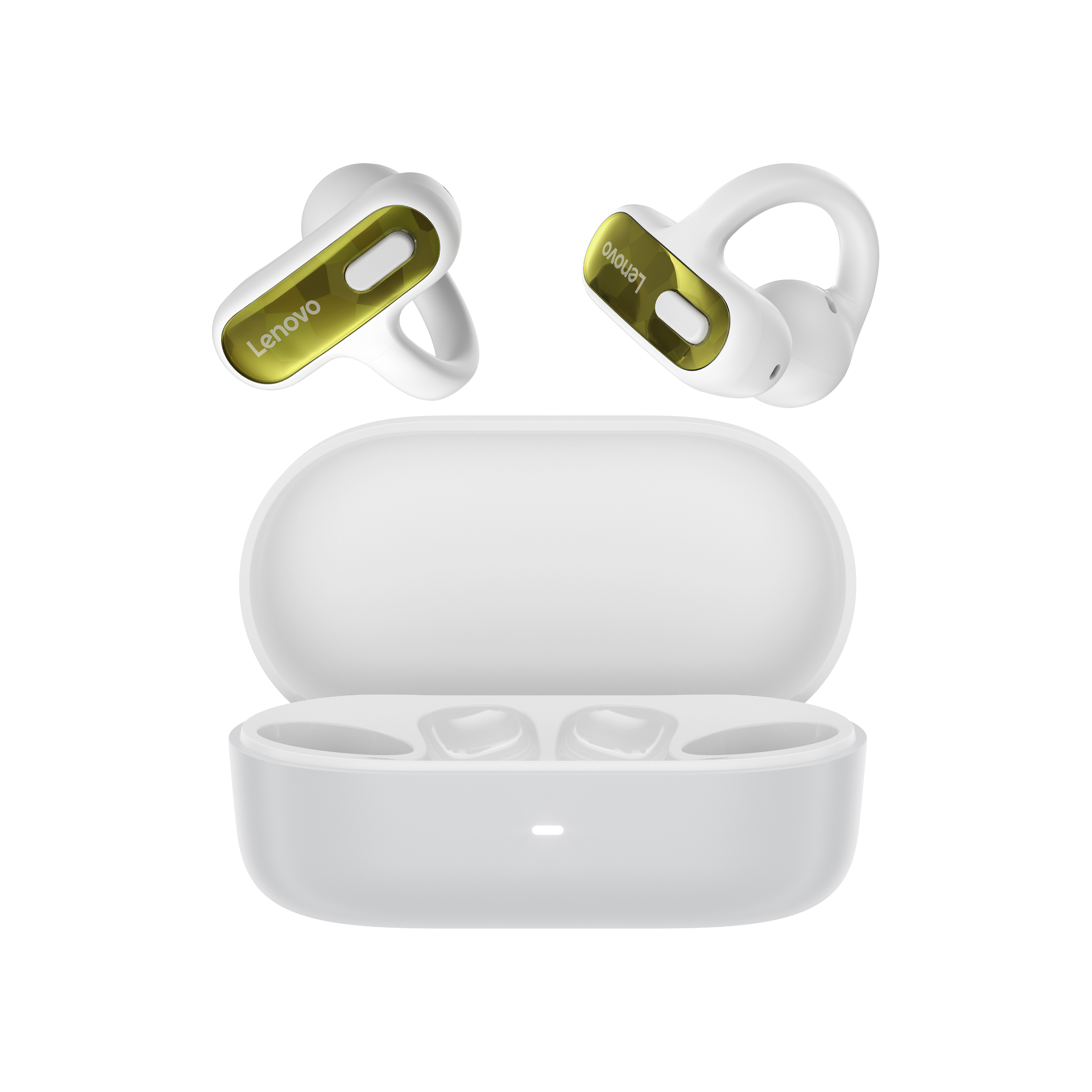 Lenovo Open-Ear Clip-on Earbuds X500 White GXD1U68428 לנובו