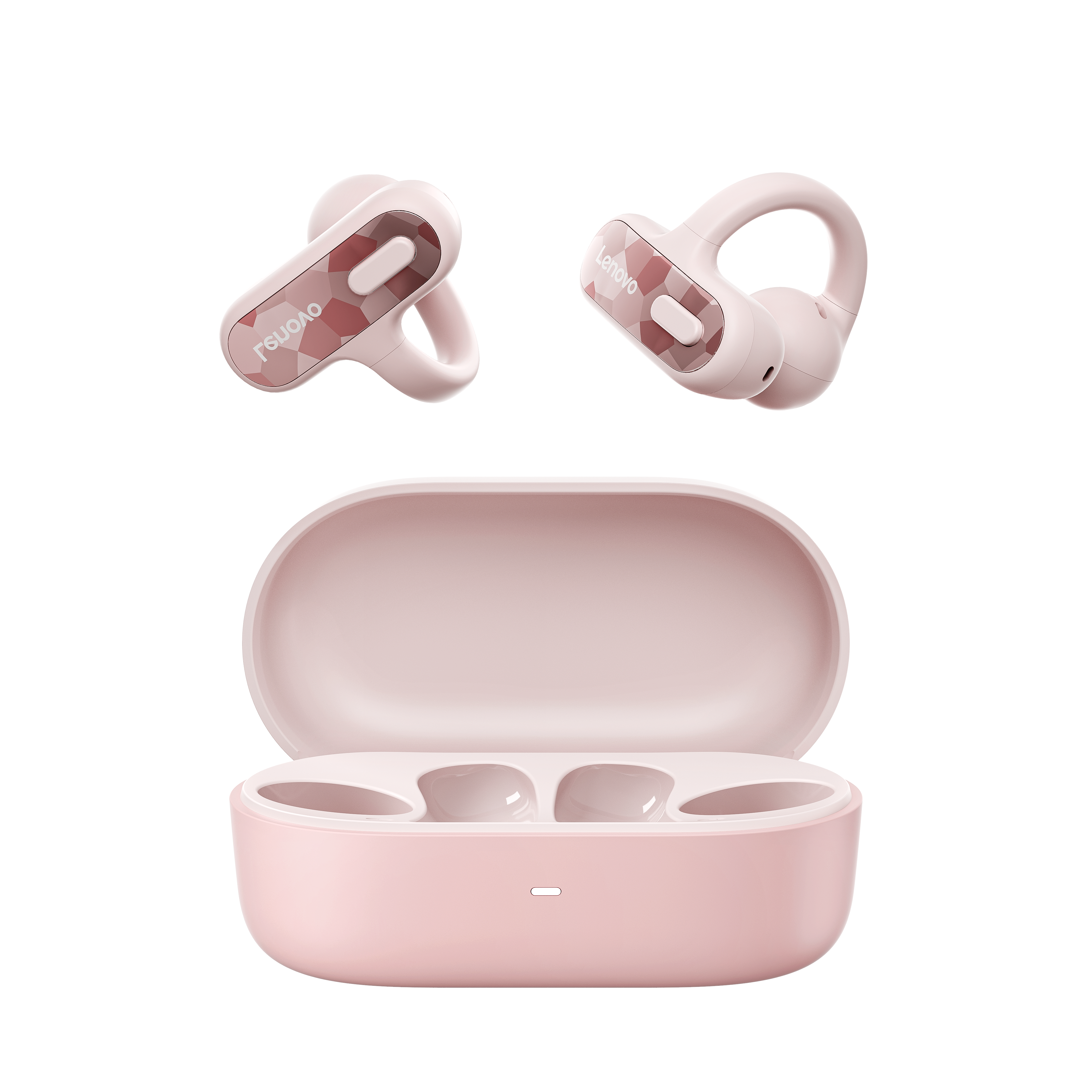 Lenovo Open-Ear Clip-on Earbuds X500 Pink GXD1U68429 לנובו