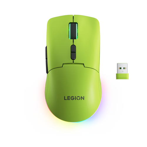 Lenovo Legion M220 Wireless RGB Gaming Mouse (Surge Green) GY51V60436 לנובו