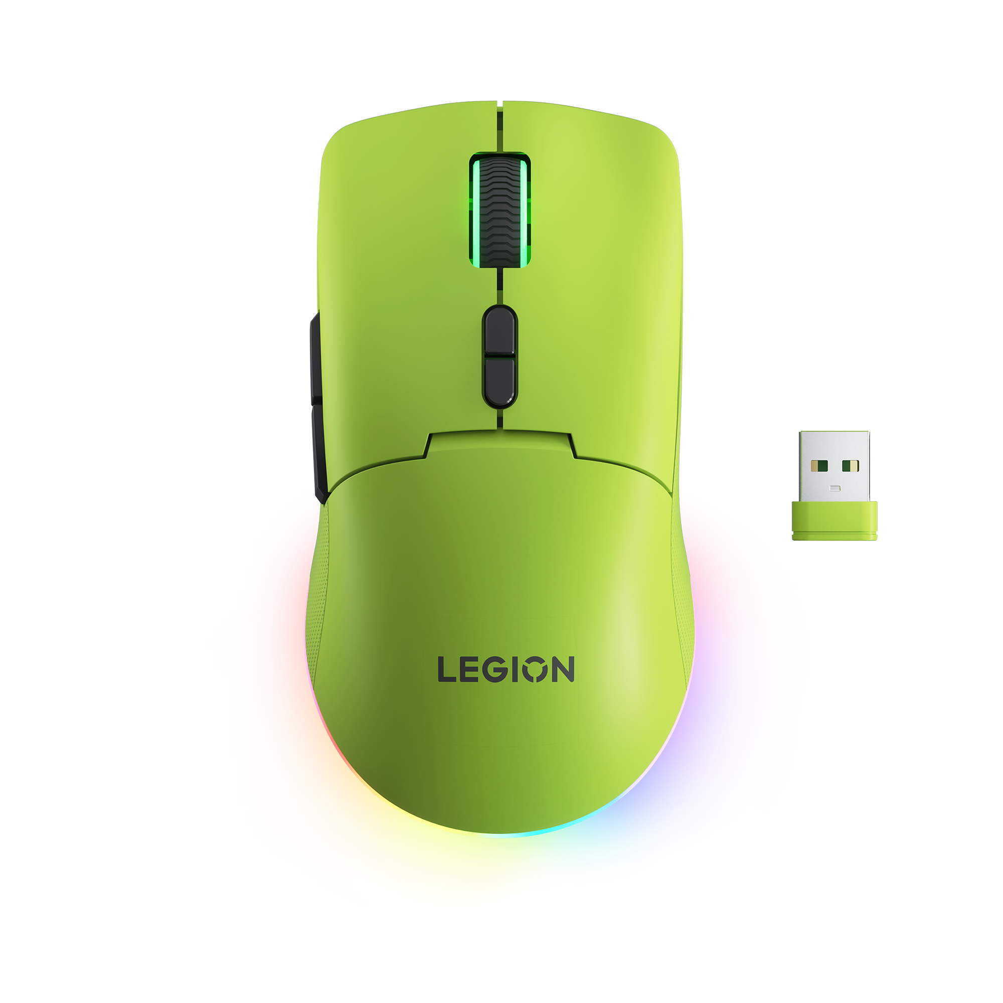 Lenovo Legion M220 Wireless RGB Gaming Mouse (Surge Green) GY51V60436 לנובו