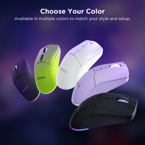 Lenovo Legion M220 Wireless RGB Gaming Mouse (Surge Green) GY51V60436 לנובו