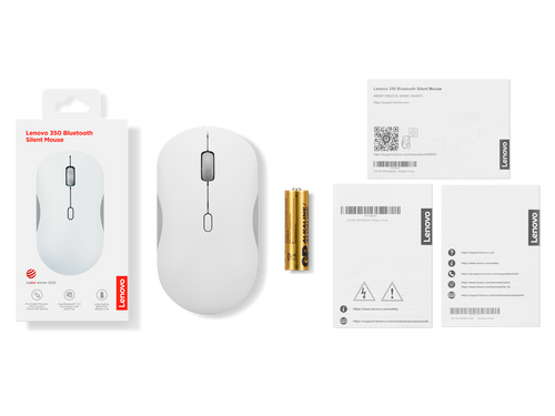 Lenovo 350 Bluetooth Silent Mouse (Cloud Grey) GY51S61907 לנובו